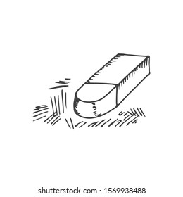 eraser stationery office object object isolated