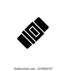 Eraser stencil Icon Vector. Sign or Symbol