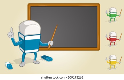 Eraser Teaching With Blackboard