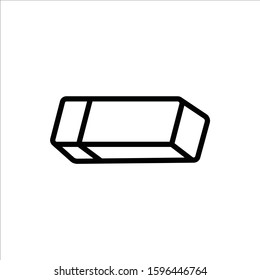 Eraser tool icon. Rubber vector icon. Eraser flat sign design. Rubber tool symbol pictogram