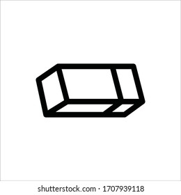 Eraser tool icon. Rubber vector icon. Eraser flat sign design. Rubber tool symbol pictogram
