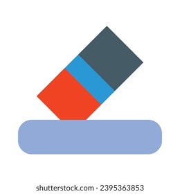 Eraser Tool Vector Flat Icon For Personal And Commercial Use.
