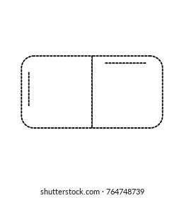 eraser with two sides icon image 
