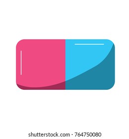 eraser with two sides icon image 