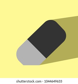 eraser vector flat
