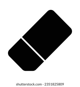 Eraser Vector Glyph Icon For Personal And Commercial Use.
