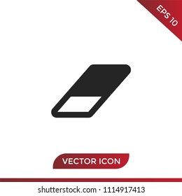 Eraser vector icon