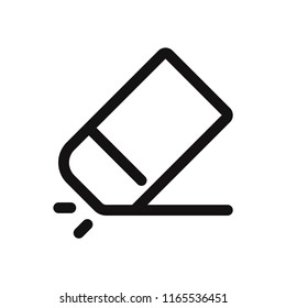 Eraser vector icon