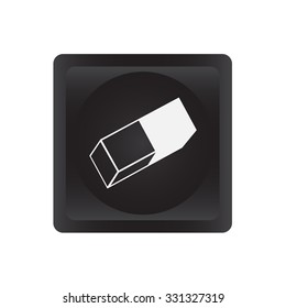 Eraser vector icon