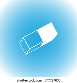 Eraser vector icon