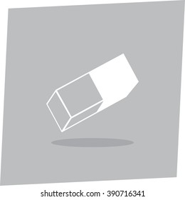 Eraser vector icon