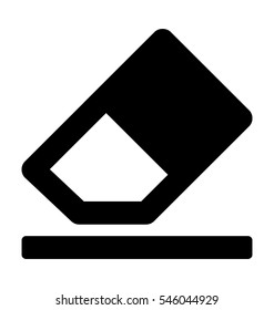 Eraser Vector Icon