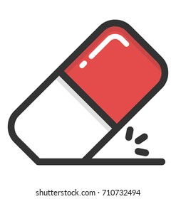 Eraser Vector Icon