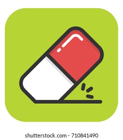 Eraser Vector Icon