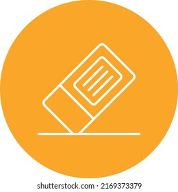 Eraser vector icon. Can be used for printing, mobile and web applications.