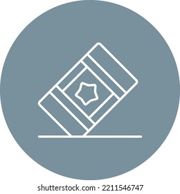 Eraser vector icon. Can be used for printing, mobile and web applications.