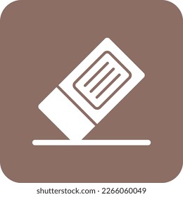 Icono de vector de borrado. Se puede usar para imprimir, móviles y aplicaciones web.