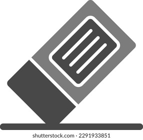 Eraser vector icon. Can be used for printing, mobile and web applications.