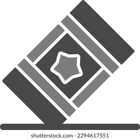 Eraser vector icon. Can be used for printing, mobile and web applications.