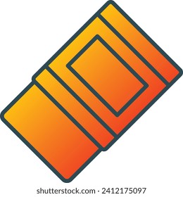 Eraser vector icon. Can be used for printing, mobile and web applications.