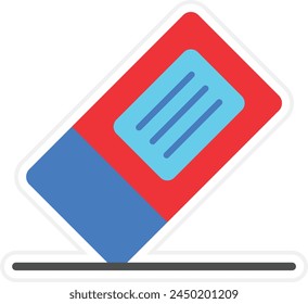 Eraser vector icon. Can be used for printing, mobile and web applications.