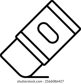 Eraser vector icon. Can be used for printing, mobile and web applications.