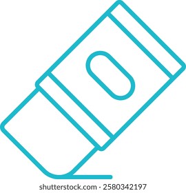 Eraser vector icon. Can be used for printing, mobile and web applications.