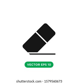 eraser vector icon design concept