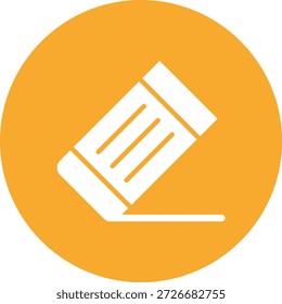 Eraser Vector Icon Design Illustration
