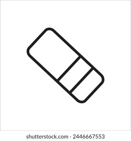 eraser vector icon line new template