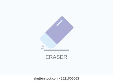 Eraser Vector Icon Or Logo Illustration