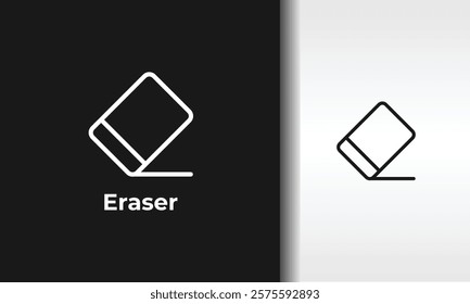 Eraser Vector, Icon Or Logo Sign Isolated Symbol Illustration