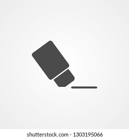 Eraser vector icon sign symbol