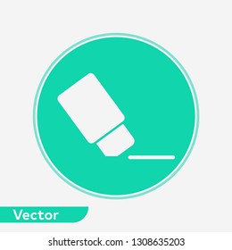 Eraser vector icon sign symbol