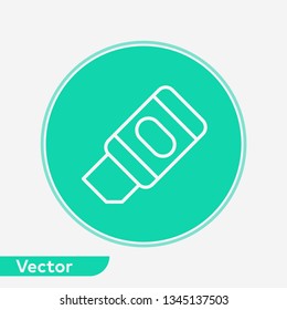 Eraser vector icon sign symbol