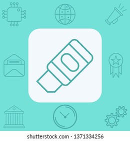 Eraser vector icon sign symbol