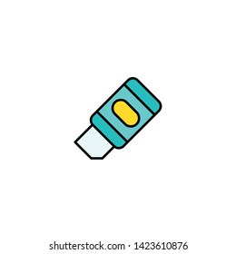 Eraser vector icon sign symbol
