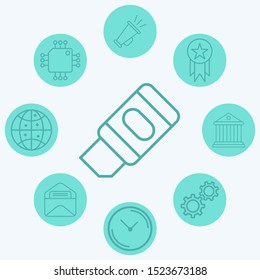 Eraser vector icon sign symbol