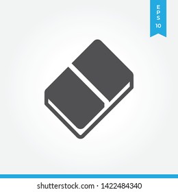 Eraser vector icon, simple sign for web site and mobile app.