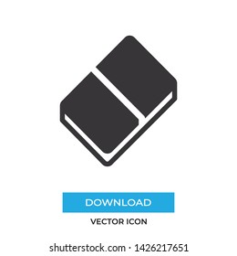 Eraser vector icon, simple sign for web site and mobile app.