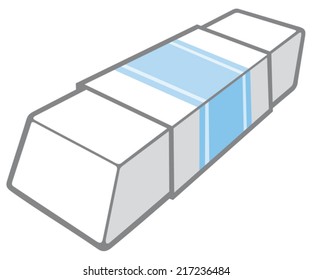 eraser vector illustration