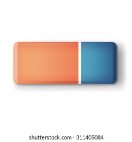 eraser. vector illustration