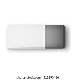 eraser. vector illustration