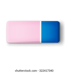 eraser. vector illustration