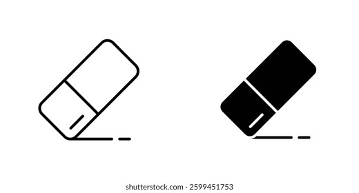 Erasericons for ui. vector illustration