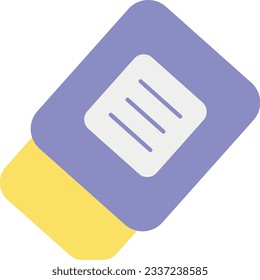erasers icon flat icons design