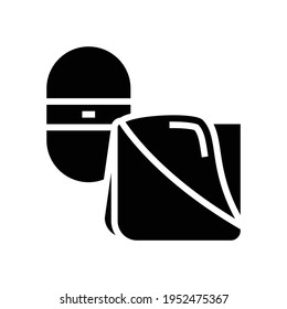 Radierer für Wildleder- und Nubukleesymbol-Vektorgrafik. Radierer für Wildleder und Nubukleeszeichen. isoliertes Kontursymbol