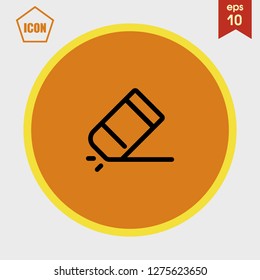 Erases icon vector