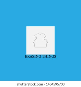 erasing things icon sign signifier vector