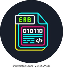 ERB Line Multi Colour Circle